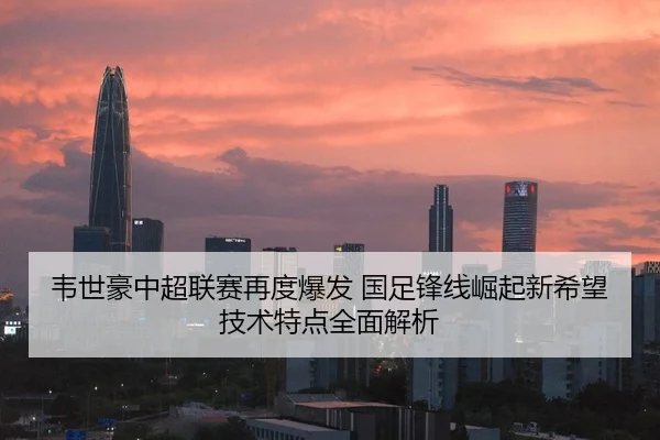 韦世豪中超联赛再度爆发 国足锋线崛起新希望 技术特点全面解析