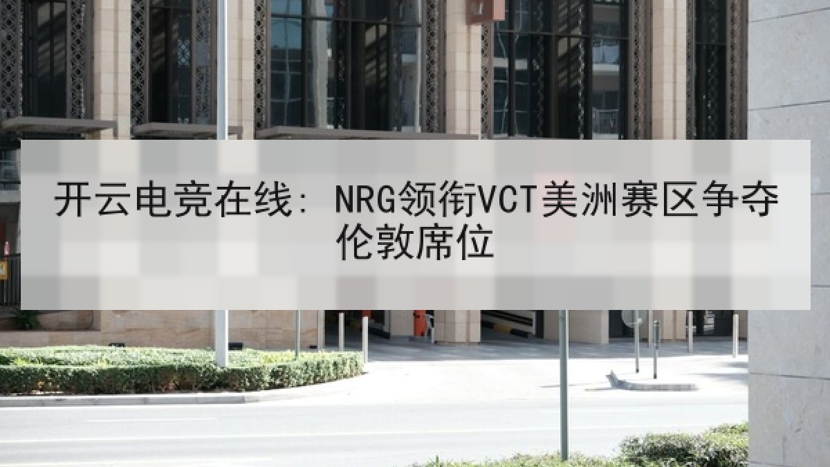 开云电竞在线: NRG领衔VCT美洲赛区争夺伦敦席位